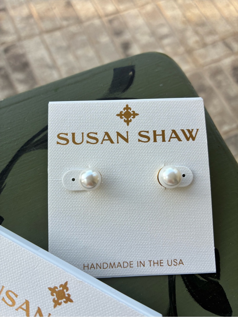 Susan Shaw Charlotte Stud Earrings! - Picture 10 of 13